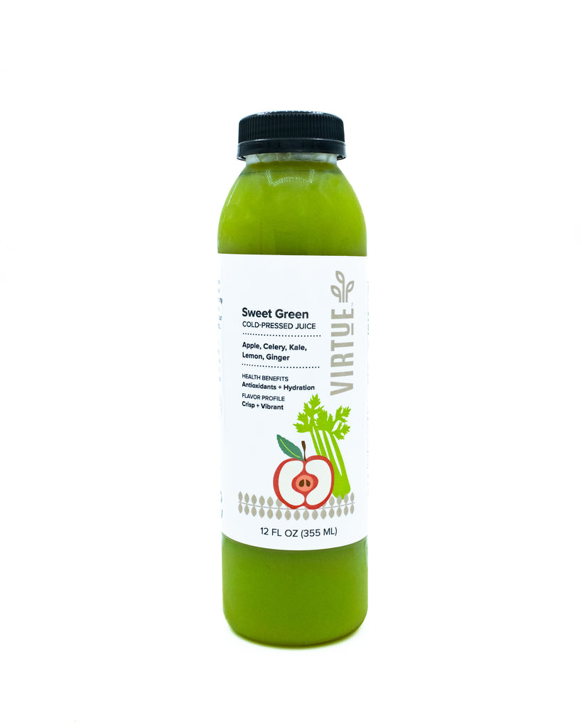 Sweet Green Apple Celery Kale Juice